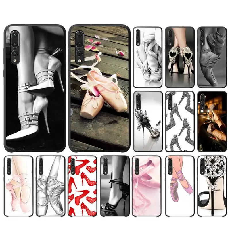 

Yinuoda High heeled shoes ballerina Phone Case For Huawei P9 P10 P20 P30 P40 Lite P20Pro P30Pro P40Pro Psmart