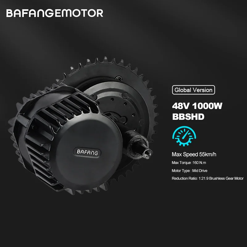 Bafang 48 в 1000 Вт 68 мм BBS03 BBSHD Средний приводной двигатель для электровелосипеда DIY