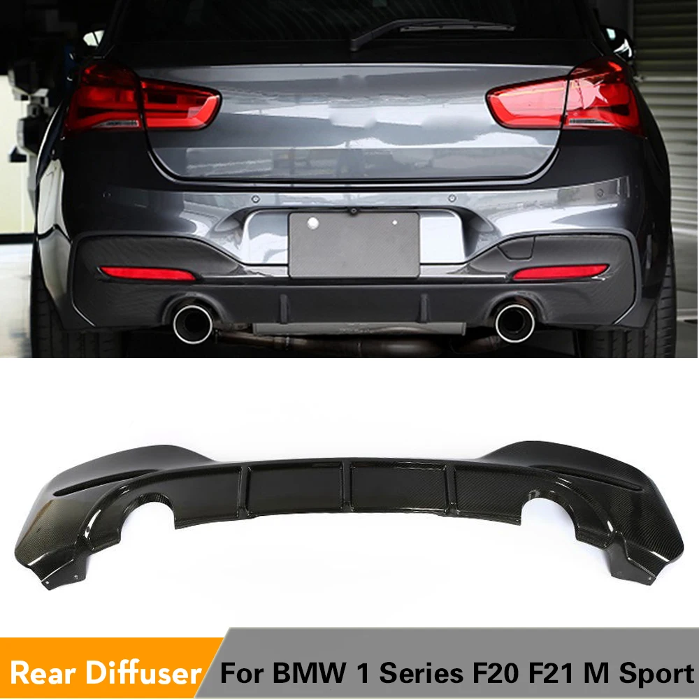 Губа диффузора заднего бампера для BMW F20 F21 M Sport 120i Hatchback 2016 2017 2018 углеродное