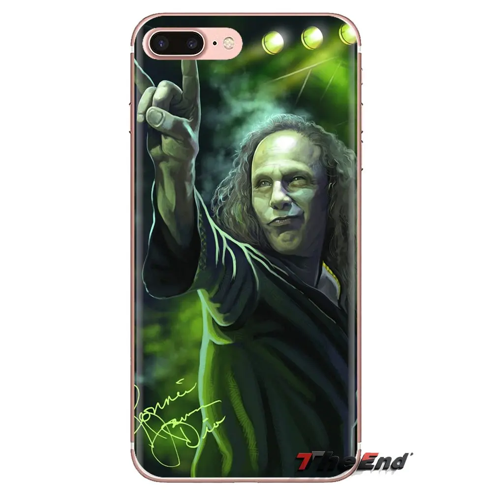 The legendary Ronnie James Dio Soft Covers For iPhone XS Max XR X 4 4S 5 5S 5C SE 6 6S 7 8 Plus Samsung Galaxy J1 J3 J5 J7 A3 A5 |