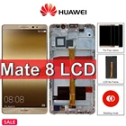 ЖК-дисплей 6,0 дюйма для Huawei Mate 8, сенсорный экран, дигитайзер, сменная рамка для Mate 8, дисплей Mate8, детали для ЖК-экрана
