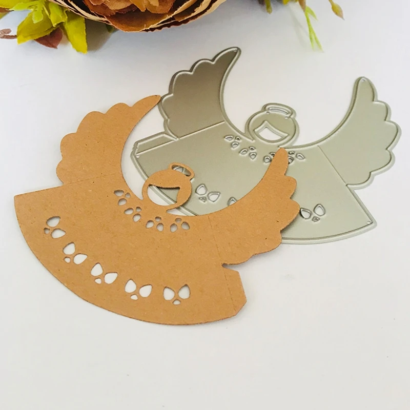 

Angel Metal Cutting Dies Stencil Scrapbooking DIY Album Stamp Paper Card Embossing Decor Craft
