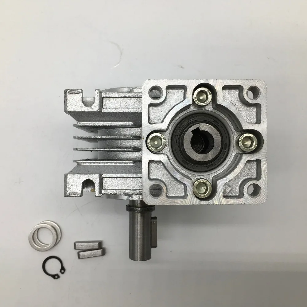 5:1 червячная коробка передач RV030 редуктор скорости 14 мм выход с Nema23 шаговый