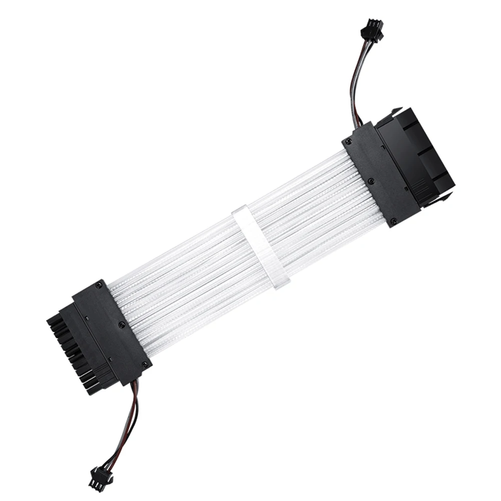 Кабель-удлинитель питания PSU RGB ATX 24Pin GPU 8Pin тройной стример PCI-E 6 + 2Pin двойной