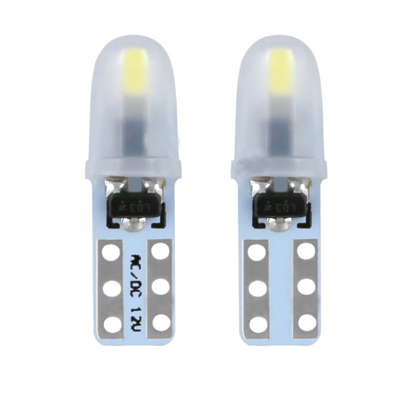 

50-100 шт. T5 2SMD 3014 3020 автомобильные приборные панели лампы для чтения приборной панели без полярности СВЕТОДИОДНАЯ Лампа Белая 12 В DC