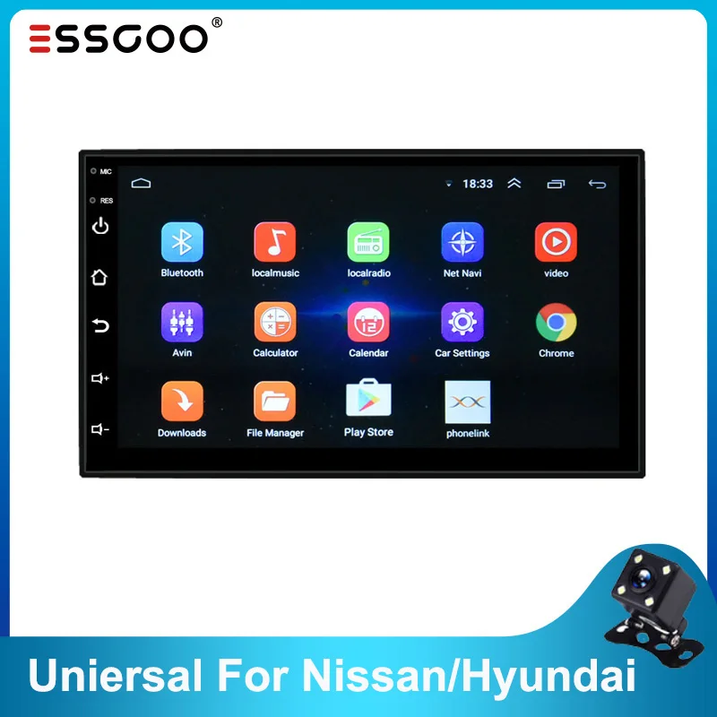 Essgoo Android 9 1 автомобильный радиоприемник 2 Гб RDS стерео Авто Multimidia видео плеер