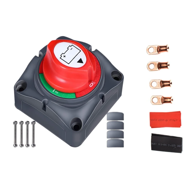 

Battery Switch Amp Battery Kill Switch Waterproof Heavy Duty Battery Disconnect Switch for Marine Boat RV ATV Auto Truck