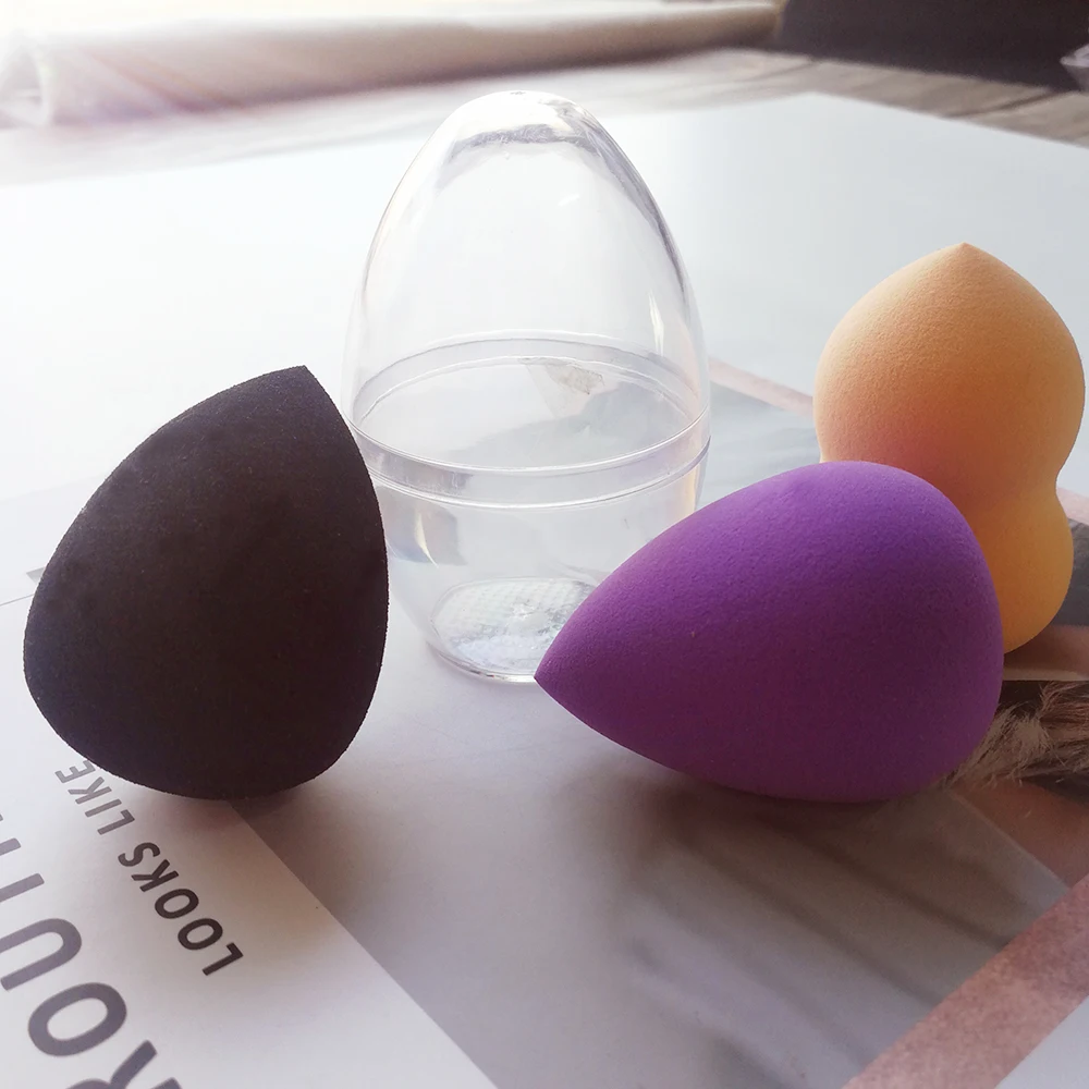 1 шт. косметическая губка для основы макияжа пудры гладкая косметический
