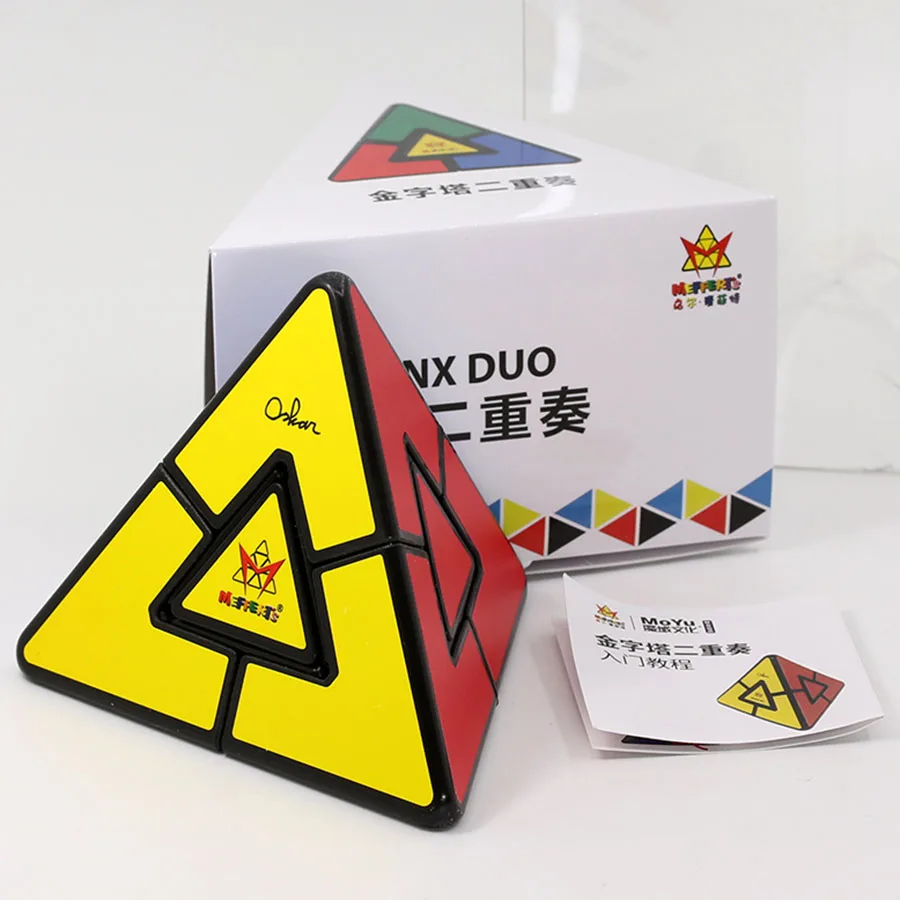 Магический куб головоломка meфорты и MoYu Pyuaminx duo Пирамида двойной пираморфик