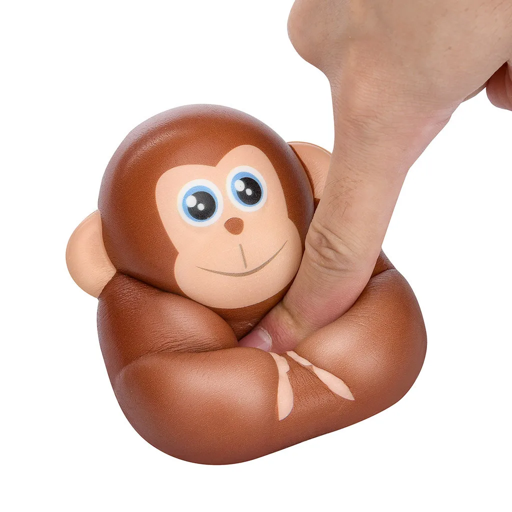 Squi-shies игрушка для детей кавайная мультяшная обезьяна медленно