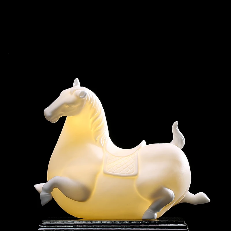 Тан Лошадь керамика украшения дома Керамика пони фарфоровая статуя скульптура