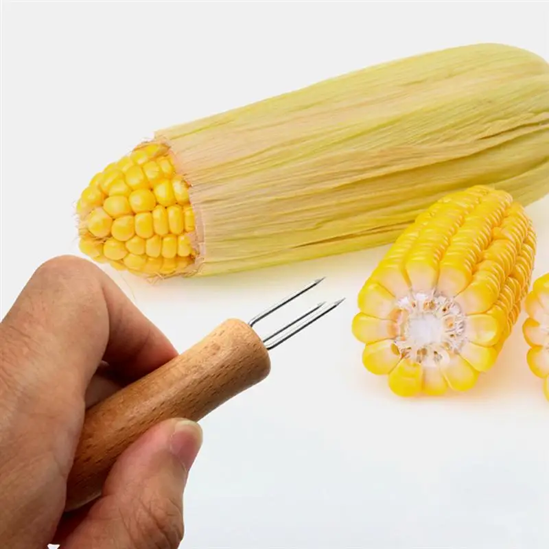 Кукурузная вилка Cob шпажки держатель для пищи и барбекю подставка кукурузы зубцы
