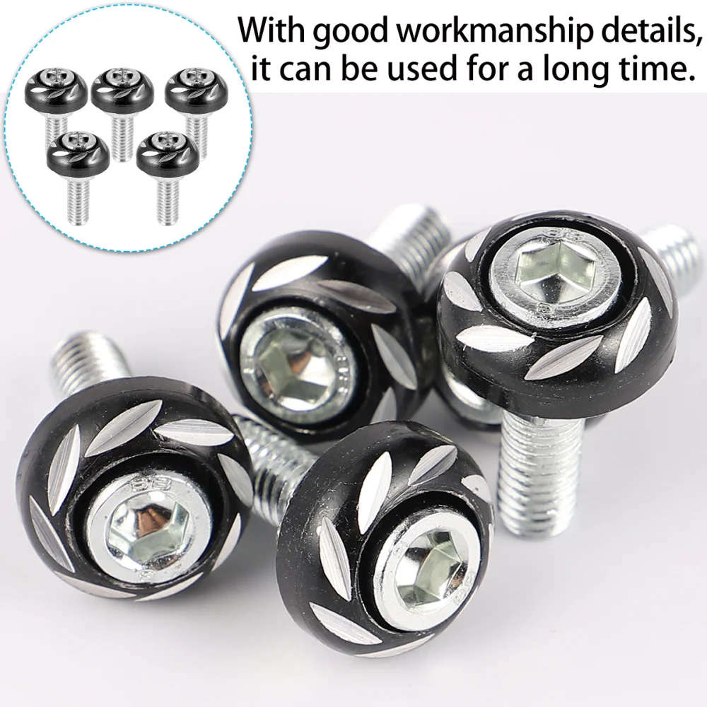 

20pcs 6mm Electrocar Modification Screws Parts Colorful Decorative Screw Fitting