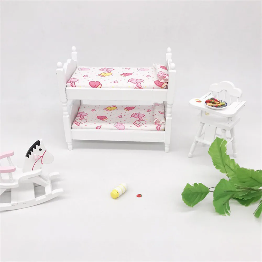 Мини Деревянный кукольный домик мебель Пазлы весы Миниатюрные модели DIY