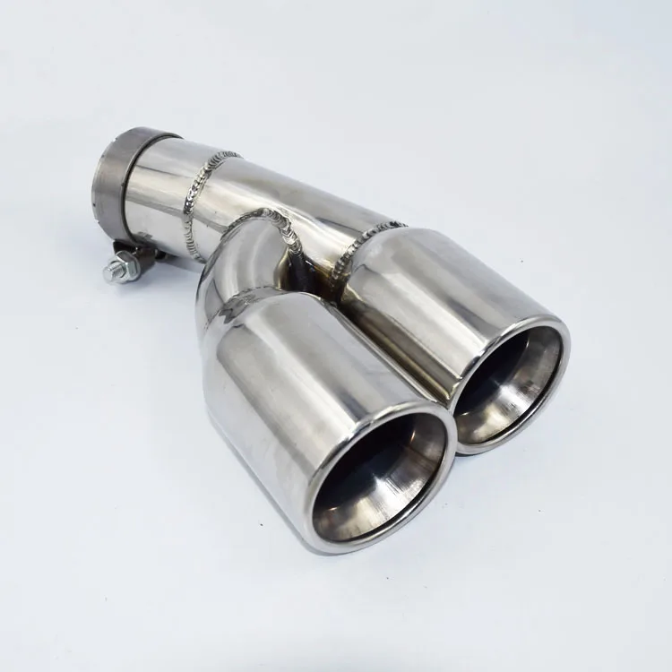 One pcs Stainless Steel Exhaust Titanium Black Double Out Muffler Tips Tailpipe For BMW 3 Series 320i 318i F30 2013-2016 | Автомобили и