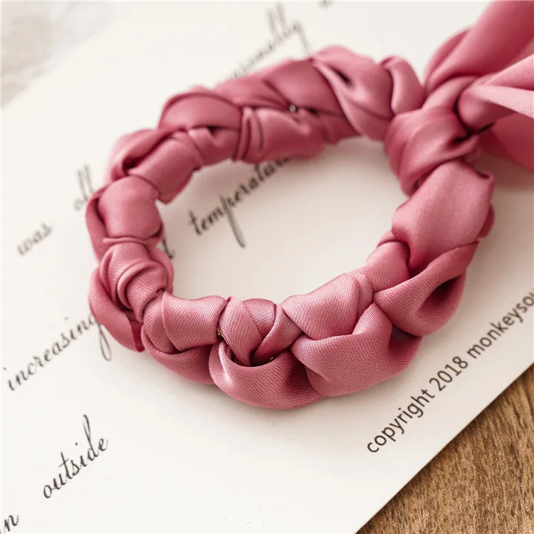 New Women Ponytail Long Elastic Hair Band Streamers Scrunchies Ties Bow Ribbon Rope Ring Fashion Accessories | Украшения и