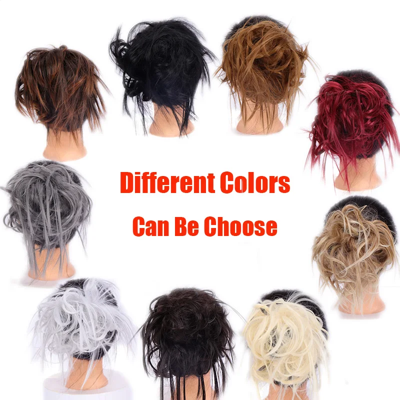 LUPU черные и коричневые шиньоны вьющийся шиньон эластичная лента для женщин