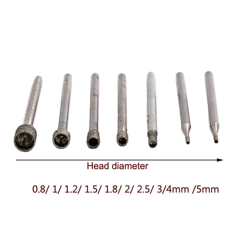 Мини-сверла для гравировки под мрамор с зернистостью 0 8-5 мм 10 шт./компл. |