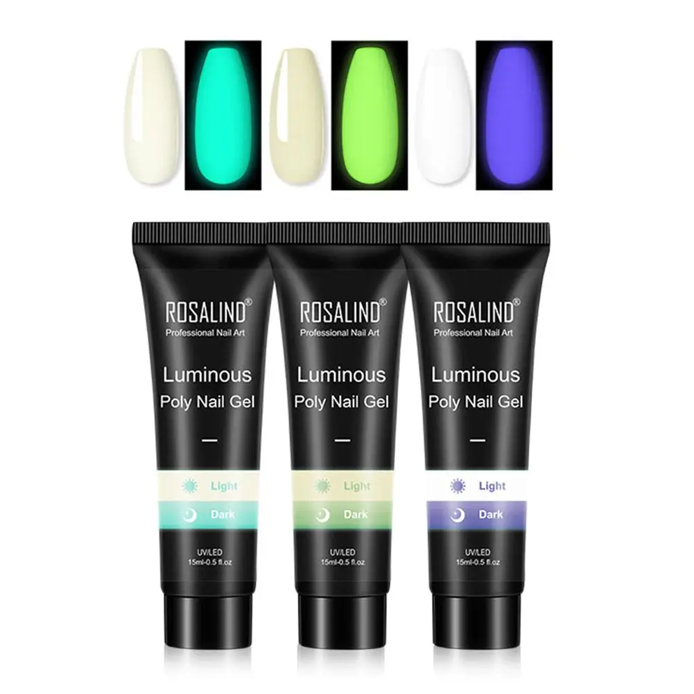 Светящийся УФ-гель для ногтей 15 мл 3 шт. | Красота и здоровье