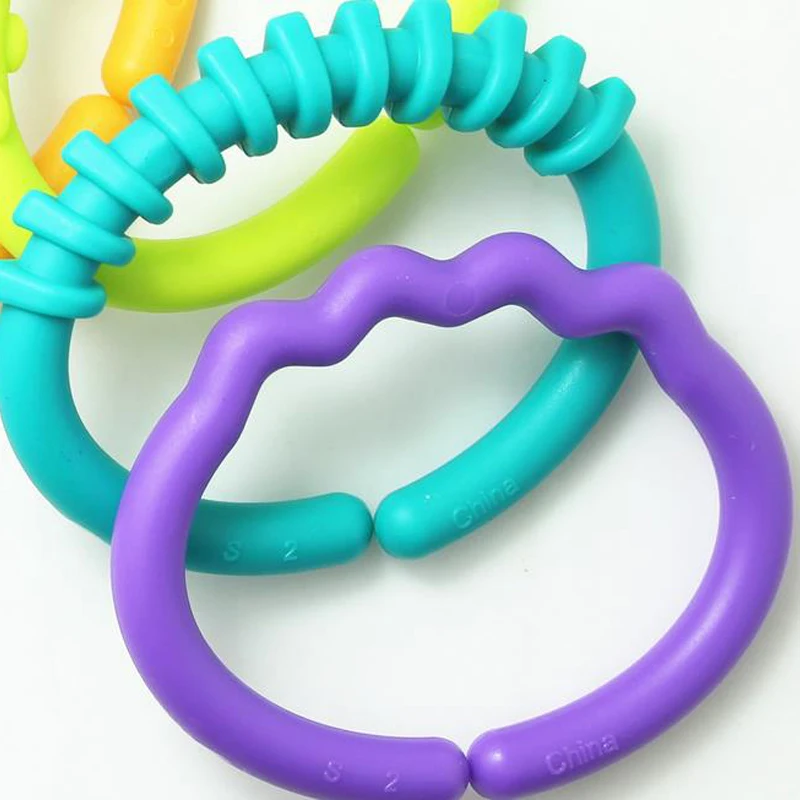 24 шт./пакет Радужное кольцо подключенное к ручке подвесная детская кровать карта