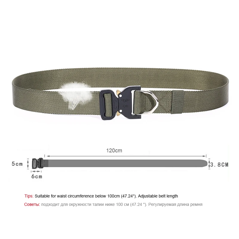 Новый спортивный тактический ремень высокого качества прочный полиамидный