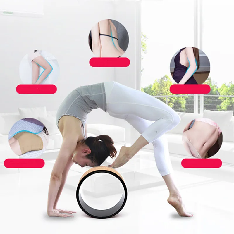 

Professional TPE Anti-skid Yoga Wheel Pilates Circle for Outdoor Fitness Training Bodybuilding and Indoor Massage Back Training
