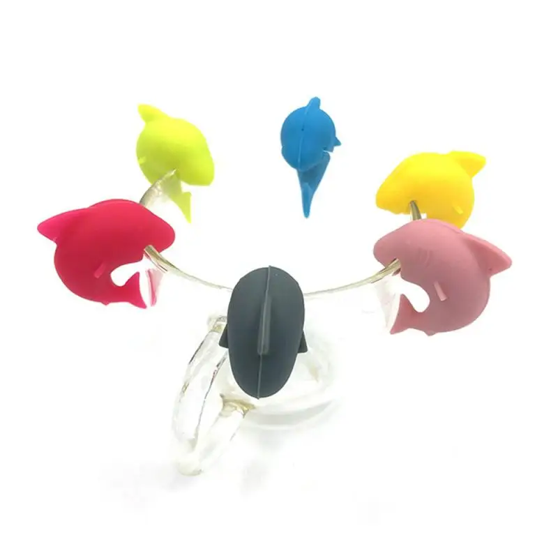 6 шт Smile/акулы/язык Форма силиконовая присоска распознаватель вечерние