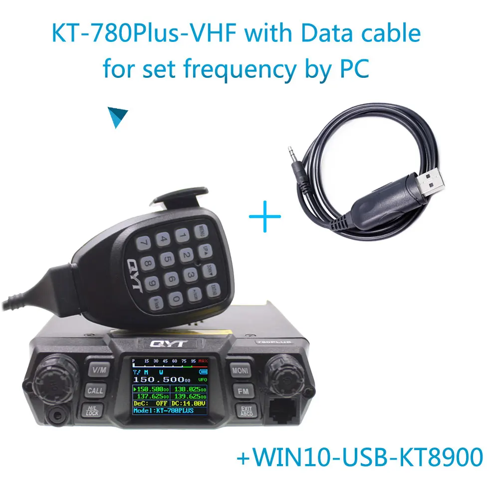 KT-780PLUS UHF400-480MHz Высокая выходная мощность 75 Вт дальние расстояния автомобиля радио QYT KT780Plus