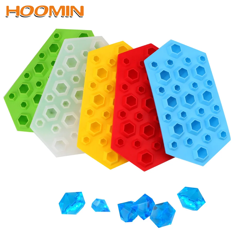 3D бриллианты поднос для мороженого силиконовые формы кубиков льда вечерние бар