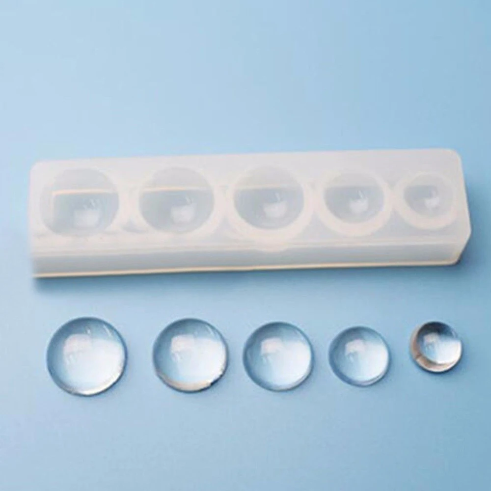 Новинка 1 шт. клей с водяным кристаллом круглый кабошон фотоэлемент для рукоделия