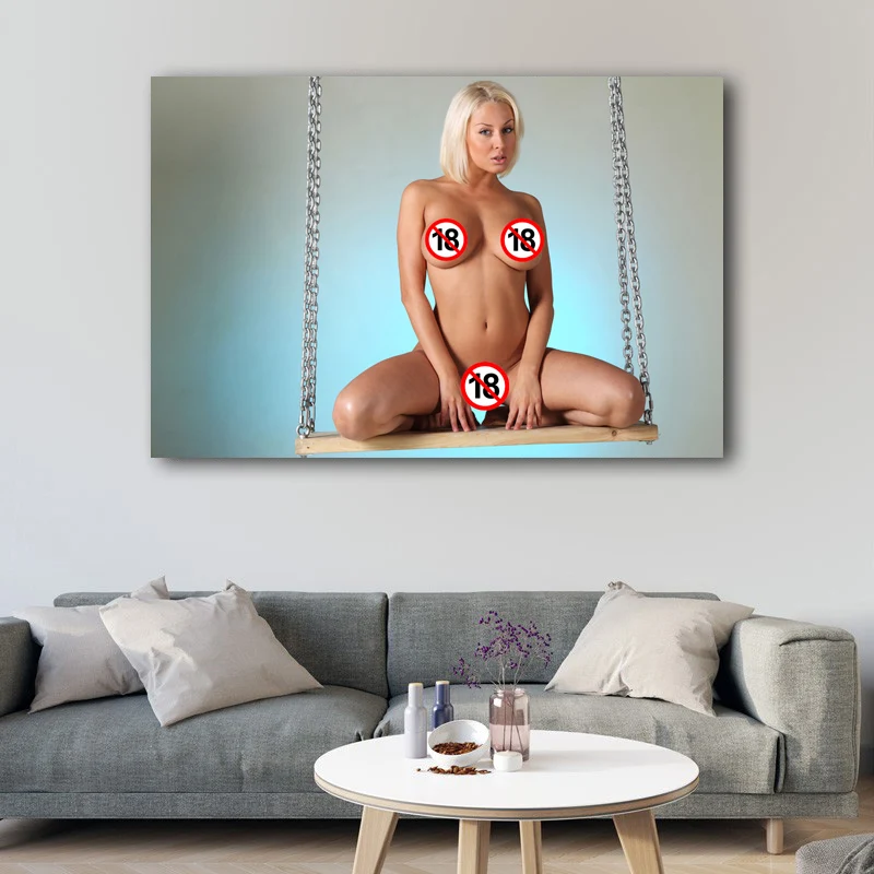 Настенные художественные плакаты и принты Мэнди ди взрослая модель сексуальные