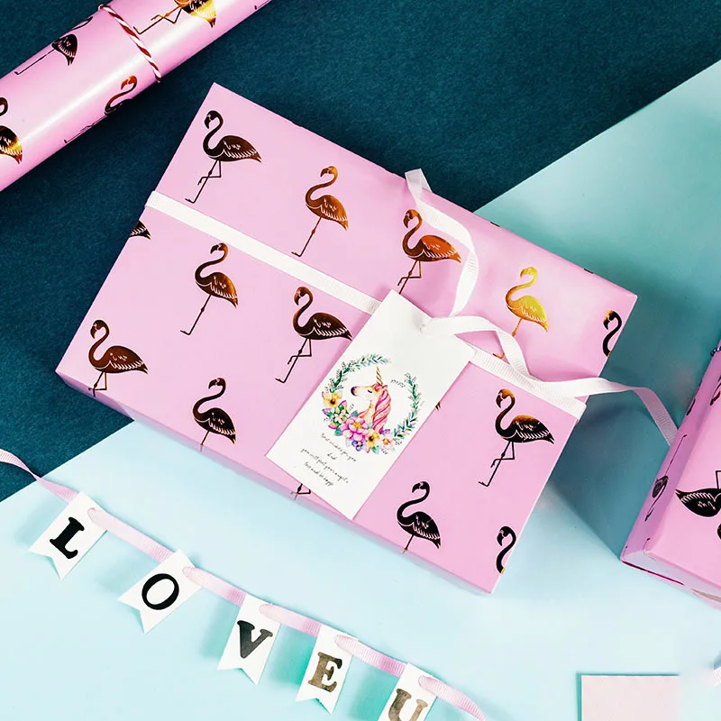 53x75 см подарок на день Святого Валентина бумага для самостоятельной упаковки