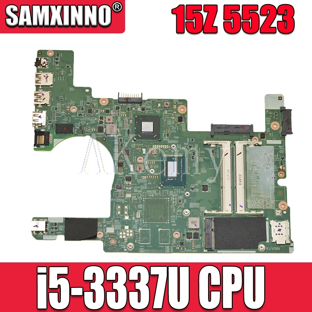 

11307-1 Материнская плата для For DELL INSPIRON 15Z 5523 материнская плата для ноутбука i5-3337U процессор оригинальный 100% протестирован