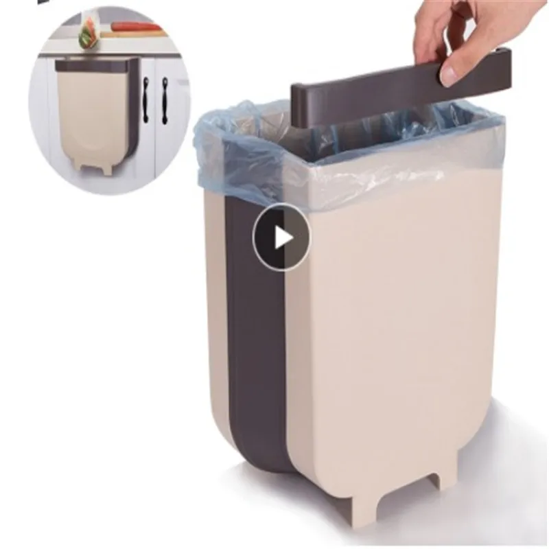 Складная мусорная корзина для ванной комнаты 8 л|Коробки и ящики хранения| |