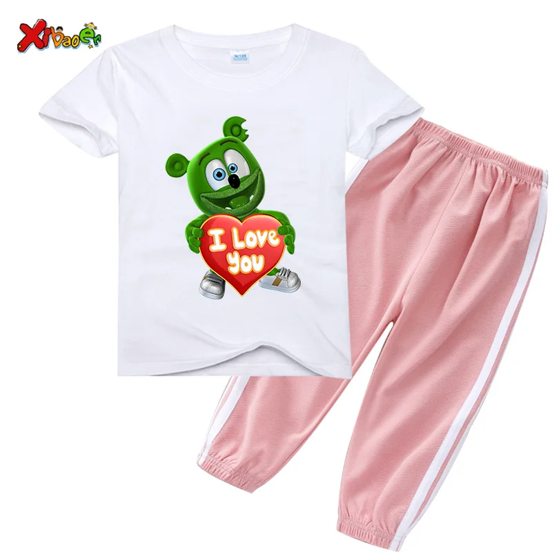 

New Children's Sets Summer Short Sleeve Boys Clothes Set Cotton Girls Clothes Two-Piece Body Suit Quality DIY Kids Clothes Set