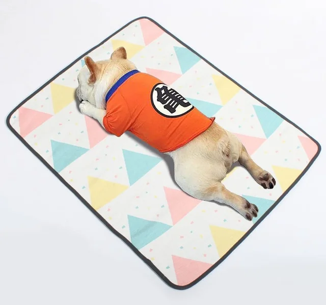 Pet Sleeping Pad Summer Sleeping Pad Breathable Ice Silk Sleeping Pad Thin Cushion Heat Dissipation Cat Pad and Dog Beds