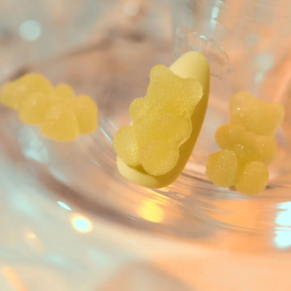 Украшения для ногтей в виде маникюрного медведя конфетные цвета любовь сделай