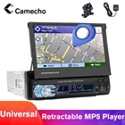 Автомобильное радио Camecho One din, MP5 плеер, GPS-навигация, мультимедиа, автомобильная аудиосистема, стерео Bluetooth, 7-дюймовый выдвижной Авторадио HD AUX-IN FM