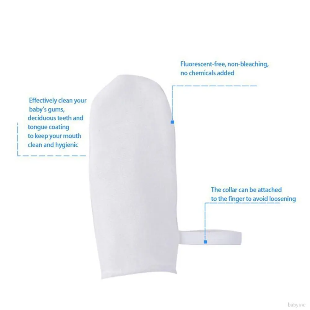 

6Pcs Infant Toddler Baby Cotton Mouth Gum Wipe Cleaning Gauze Oral Finger Toothbrush Home Baby Safe Mouth care Gadget Supplies