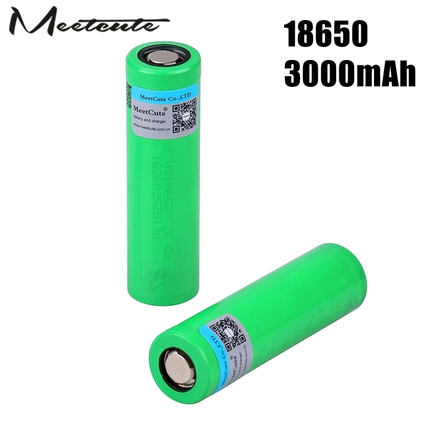 Meetcute 18650 Батарея 3,7 V 3000mAh литий-ионная аккумуляторная батарея для sony US18650 VTC6 электронные сигареты Игрушки Инструменты flashligh