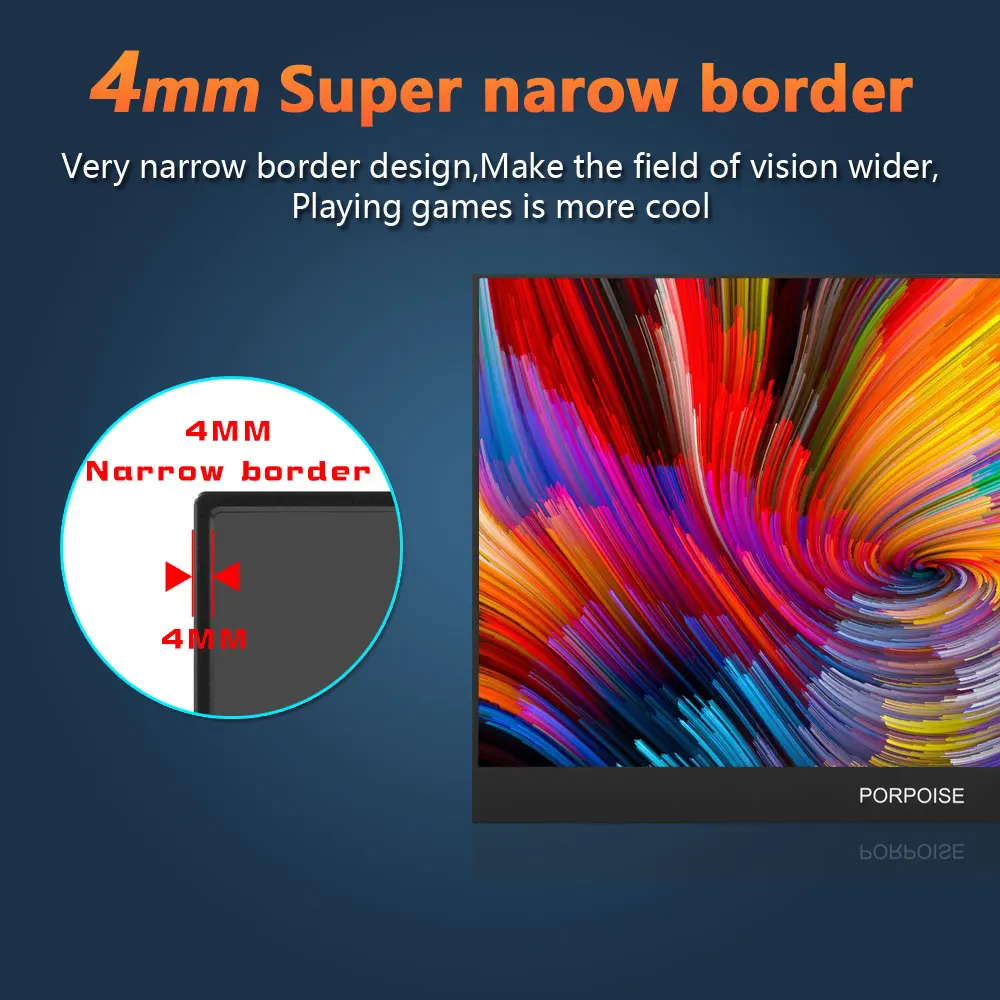 портативный монитор porpoise 173 дюйм