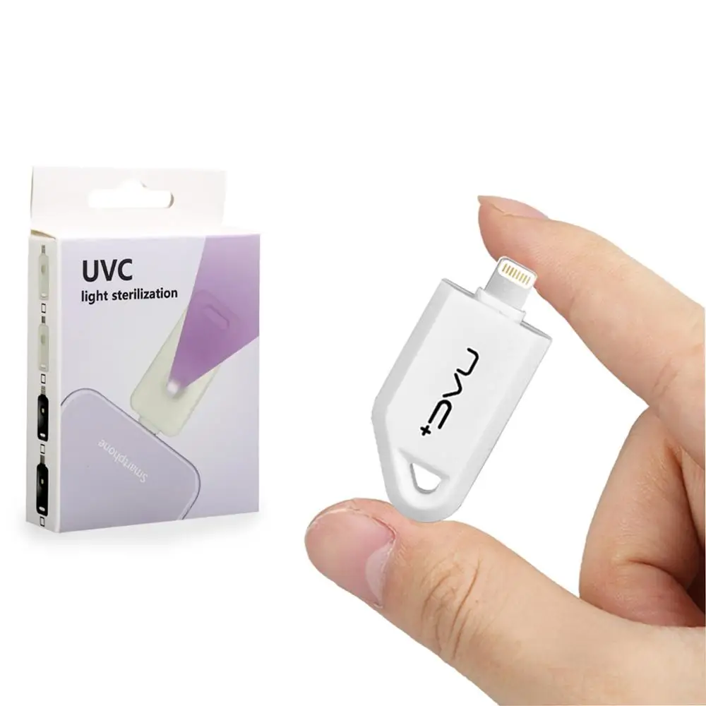 

USB Portable Face Mask UV Disinfection Lamp Mini UVC LED Sterilizer Germicidal Lights Lighting/Type-C Interface Phone Sterilizer