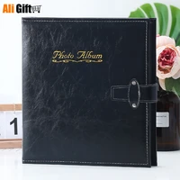6 inch 800 pockets insert pu leather photo album large capacity family baby wedding foto albums picture book gift for friends