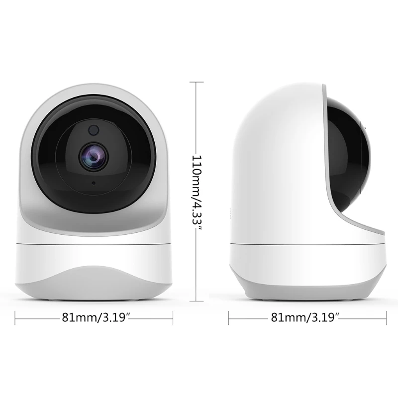 

96BA Wireless Security Camera 1080P WiFi Indoor Camera, Nanny Cam for Home/Pet/Baby/Elderly with Night Vision Cloud Storage
