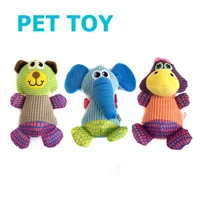 dog plush toys cartoon animal shape pet puppy chew bite resistant iq training toy prevent boring dogs accessories pets toys