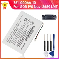 100 original battery 361 00066 00 361 00066 10 for garmin gdr 190 nuvi 2689 lmt authentic replacement 1500mah battery tools