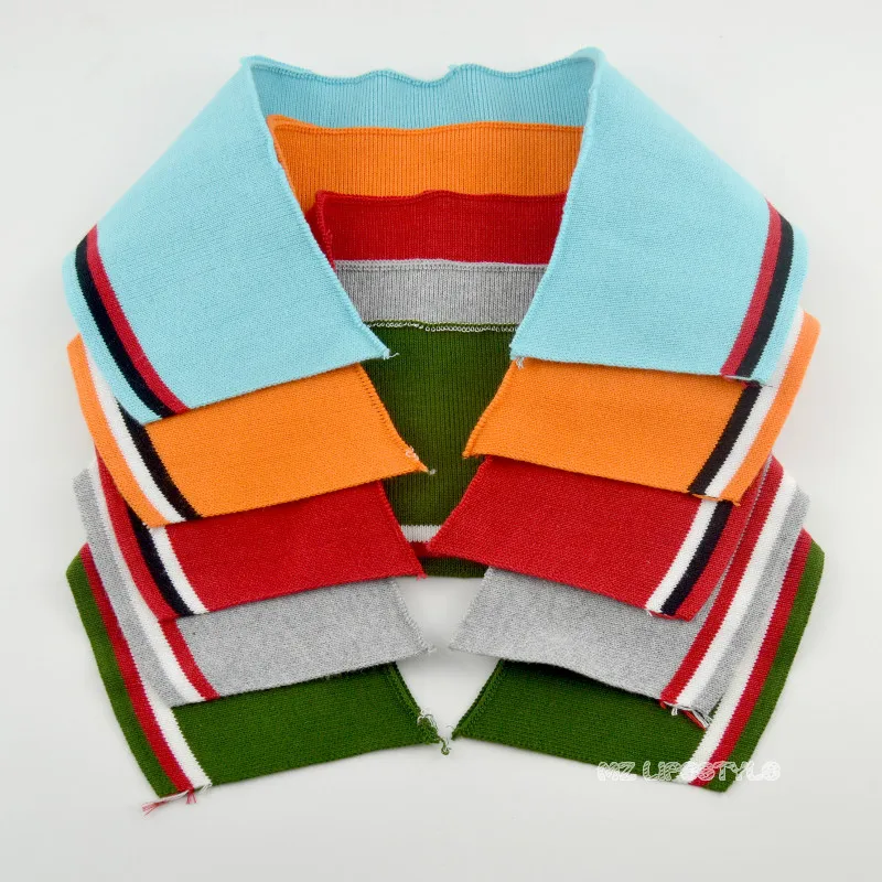 Вязаный ребристый воротник для декольте аксессуары одежды тонкий