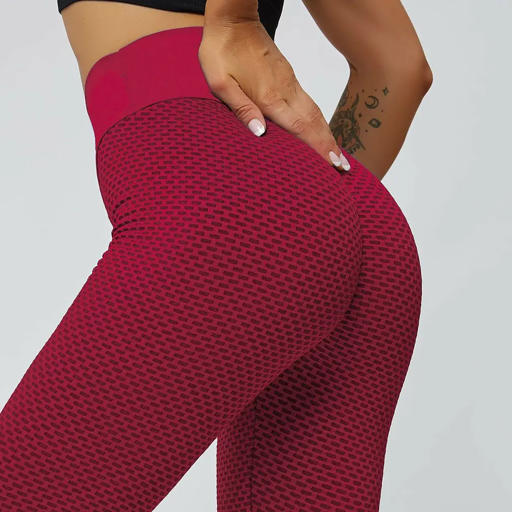 

Womens Seamless Yoga Leggings Pants,Butt Lifting High Waisted Tummy Control Hip Lift Workout Running Scrunch Booty Tights