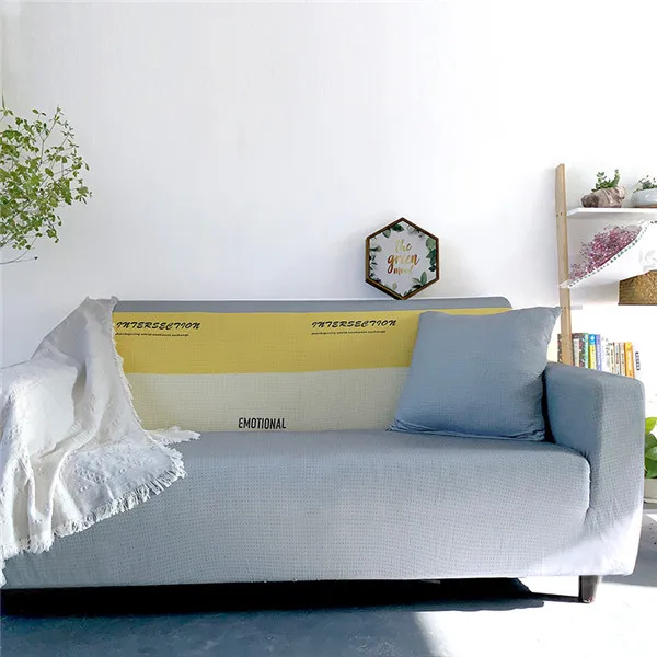 Color 15 Christmas Style Couch Cover Cotton Elastic Sofa Cover for Living Room Slipcovers Sofa Towel Single/Two/Three/Four-seater - Цвет: Color 15