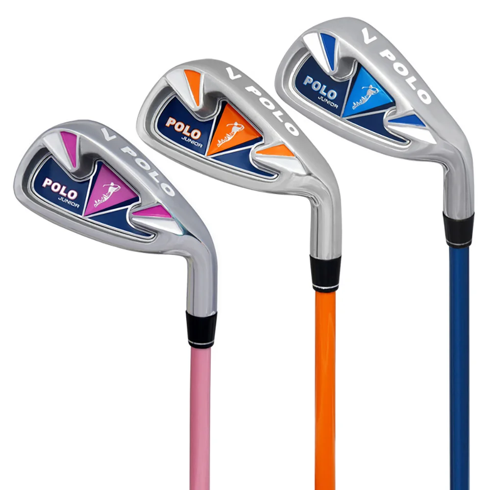 

Детские клюшки для гольфа № 7 железные Мужские Женские карбоновые графитные клюшки сплав головка резиновая рукоятка материал для 3-5/6-8/От 9 д...